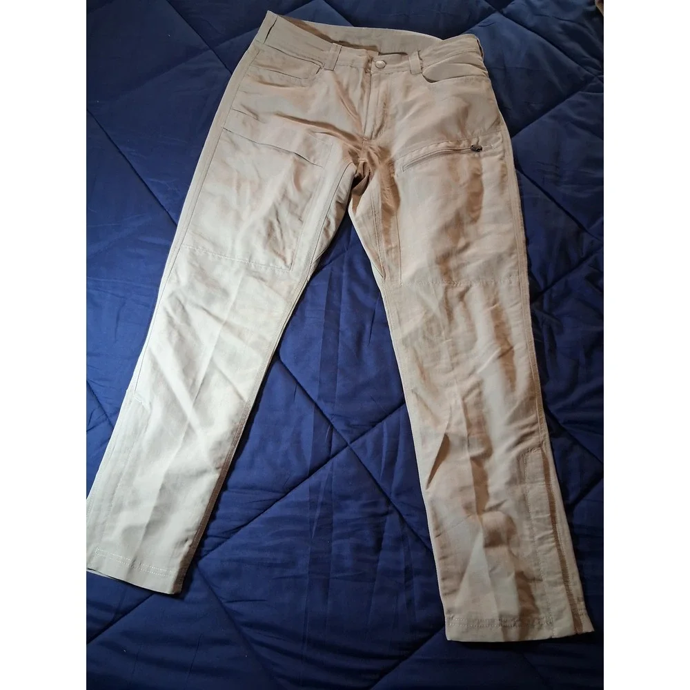 The North Face Mens Tan Hiking Pants Size 32 Short Khaki Outdoor‎ Trekking